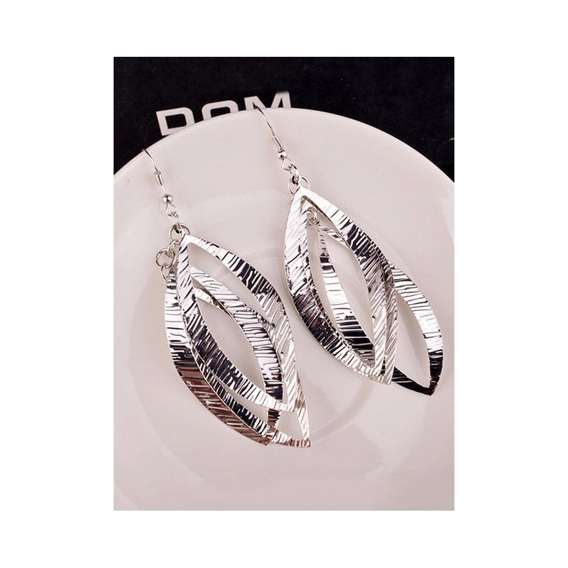 Vintage Irregular Geometry Earrings SILVER / FREE SIZE