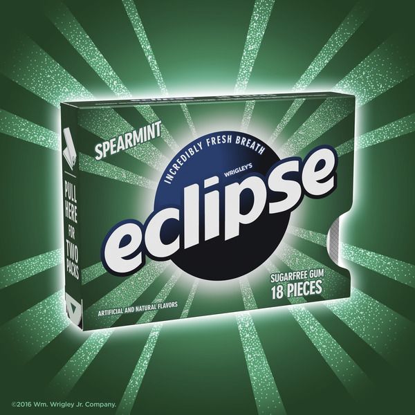 Eclipse Sugarless Gum Spearmint
