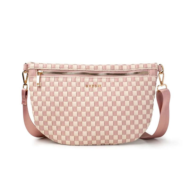 Kedzie Terrrace Woven CrossBody-Pink