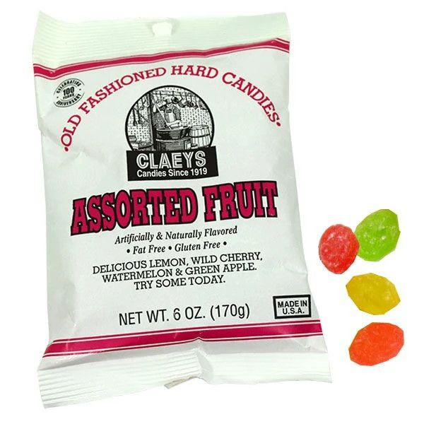 Claeys Assorted Fruit Hard Candies
