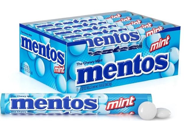 Mentos Chewy Mint Candy Roll