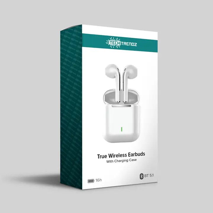 Metallic True Wireless Earbuds w/Case
