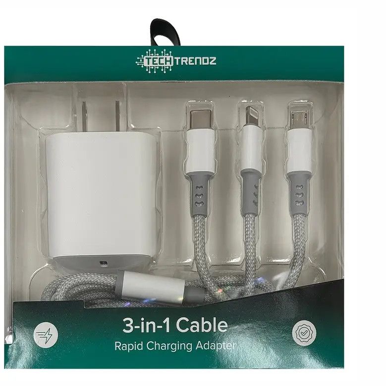 All In One Quick Charging Cable And Adapter Set