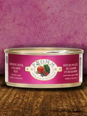 Cat Chicken/Duck/Salmon Pate 5.5 Oz