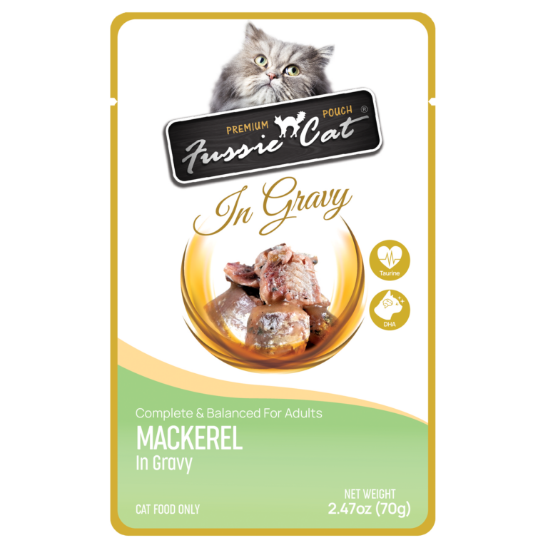 Premium Mackerel in Gravy Pouch 2.47 Oz
