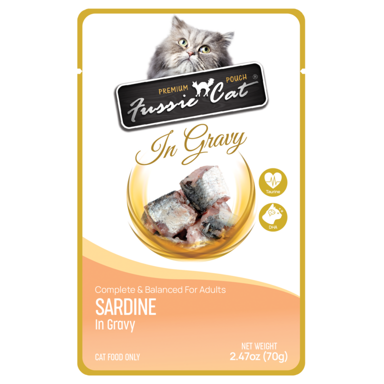 Premium Sardine in Gravy Pouch 2.47 Oz