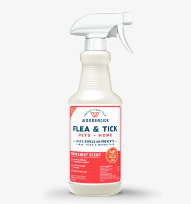 Flea, Tick &amp; Mosquito Spray - Peppermint 16 Oz