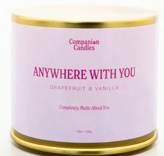 Anywhere With You Candle - Grapefruit/Vanilla 11.8 Oz