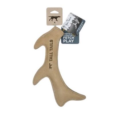 Natural Leather Antler Toy 11&quot;