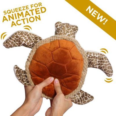 Plush Animated Sea Turtle Toy 10&quot;