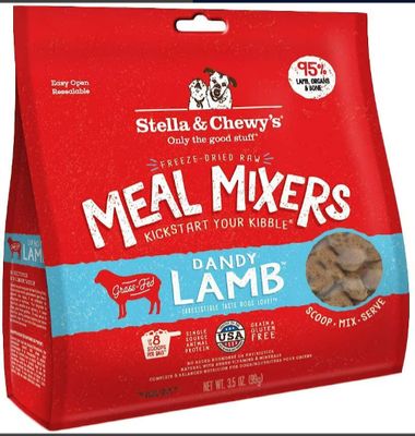 Freeze Dried Dandy Lamb Meal Mixer 3.5 oz