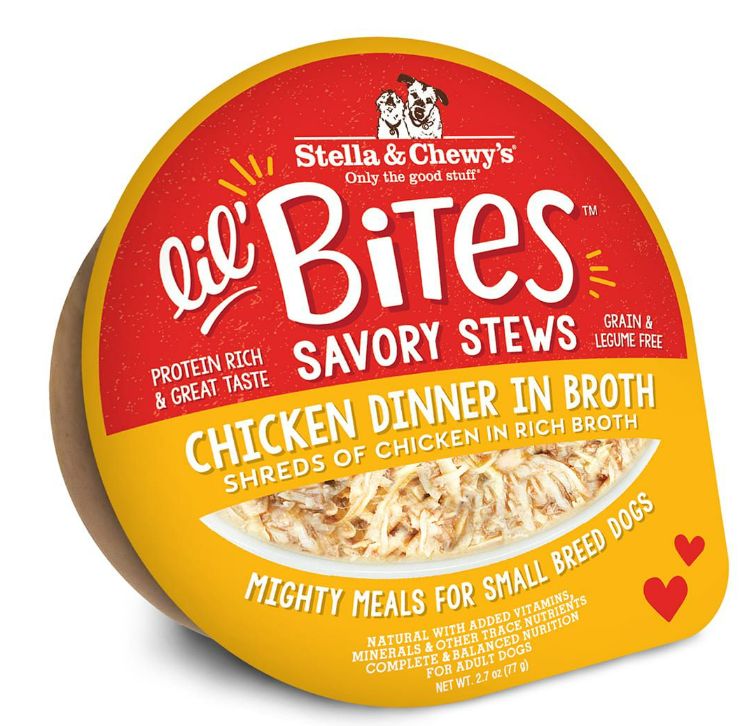 Lil&#39; Bites Savory Stews Chicken Dinner in Broth 2.7 oz