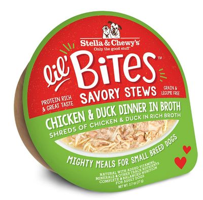 *Lil&#39; Bites Savory Stews Chicken &amp; Duck Dinner in Broth 2.7 oz