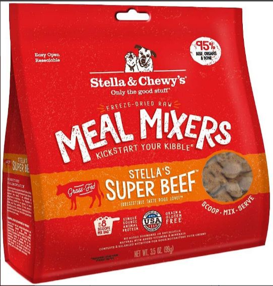 Freeze Dried Stella&#39;s Super Beef Meal Mixer 1 oz