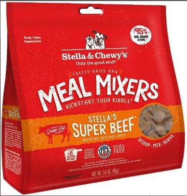 Freeze Dried Stella&#39;s Super Beef Meal Mixer 1 oz