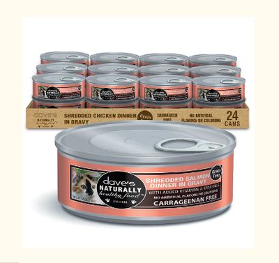Cat Naturally Healthy Shredded Salmon in Gravy 5.5 Oz