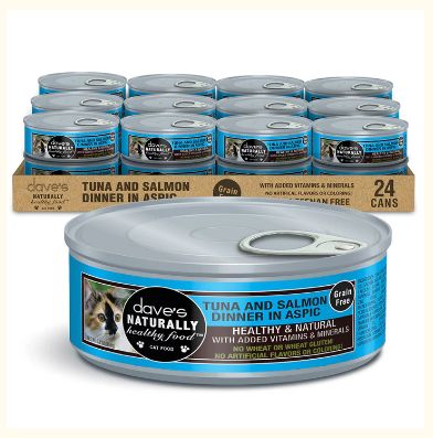 Cat Naturally Healthy Tuna/Salmon in Aspic 5.5 Oz