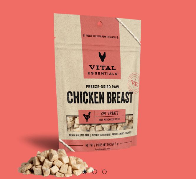 Cat Treat Freeze Dried Chicken Breast 1 Oz