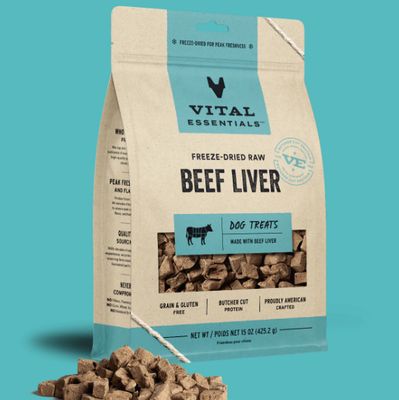 Dog Treat Freeze Dried Beef Liver 2.1 Oz