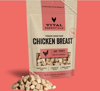 Dog Treat Freeze Dried Chicken Breast 2.1 Oz