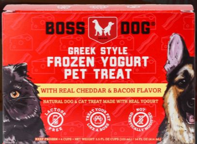 Frozen Yogurt Cheddar &amp; Bacon 3.5 Oz (Single)
