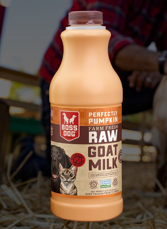 Frozen Raw Goat Milk Perfectly Pumpkin 32 Oz