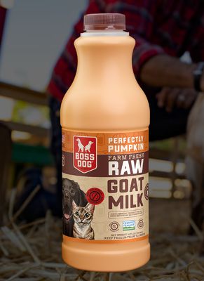 Frozen Raw Goat Milk Perfectly Pumpkin 32 Oz