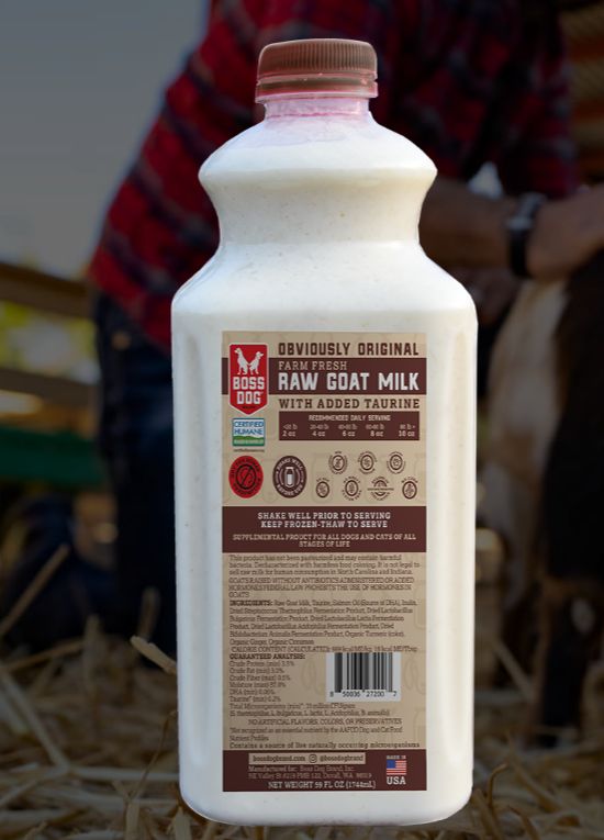 Frozen Raw Goat Milk Obviously Original 59 Oz