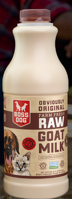 Frozen Raw Goat Milk Obviously Original 32 Oz