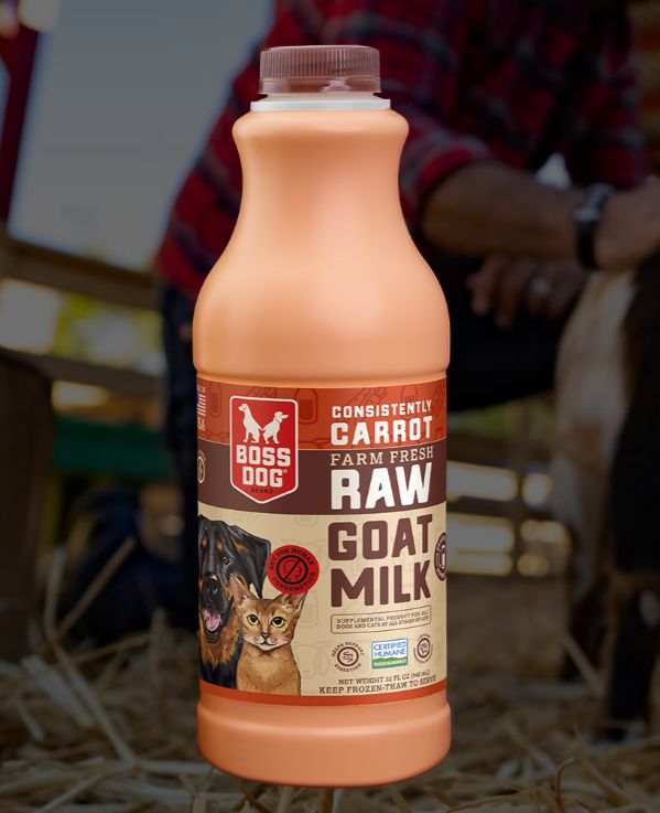 Frozen Raw Goat Milk Consistently Carrot 32 Oz
