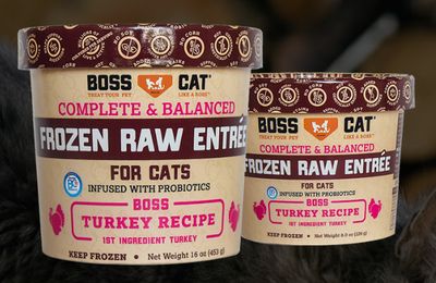 Boss Cat Complete Raw Turkey Entree 8 Oz