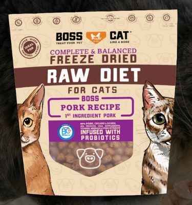 Boss Cat Raw Pork Nuggs 9 Oz