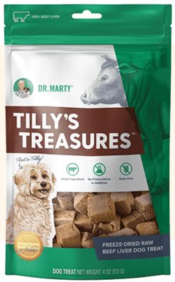 Tilly&#39;s Treasures Beef Liver 4 Oz