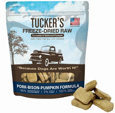 Freeze Dried Pork, Bison &amp; Pumpkin 14 Oz