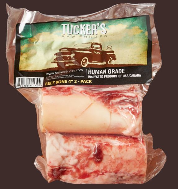 Frozen Beef Bones - 3&quot; 4 Pack