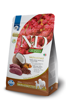 *Dog N&amp;D Quinoa Skin &amp; Coat Venison 15.4 lb