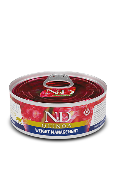 *Cat N&amp;D Quinoa Weight Management - Lamb 2.8 Oz