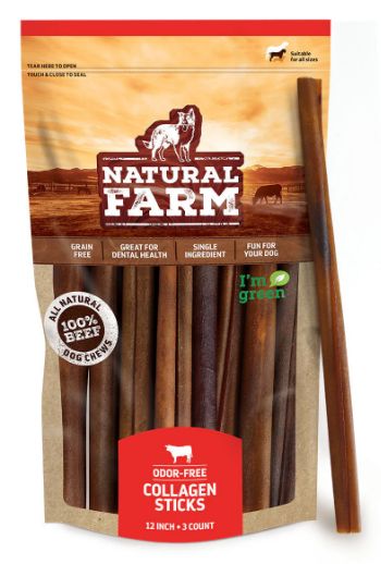 Odor Free Collagen Stick 3 Pack 12&quot;