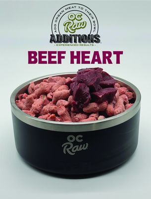 Frozen Beef Hearts (four 8 oz. vacuum sealed portions)