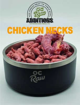 Frozen Chicken Necks (four 8 oz. vacuum sealed portions)