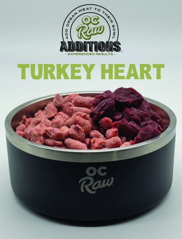 Frozen Turkey Hearts (four 8 oz. vacuum sealed portions)