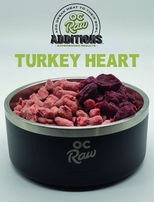 Frozen Turkey Hearts (four 8 oz. vacuum sealed portions)