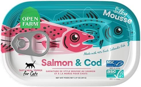 Cat Salmon &amp; Cod Fish Topper 3.17OZ