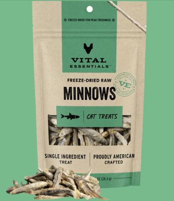 Cat Freeze Dried Minnows 1 Oz