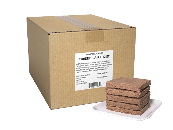 Steve&#39;s Turkey B.A.R.F 20lb [$5.75/ lb]