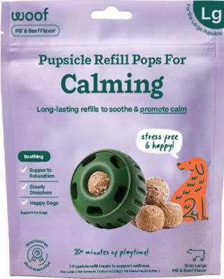 Woof Pops Calming  Large 8OZ