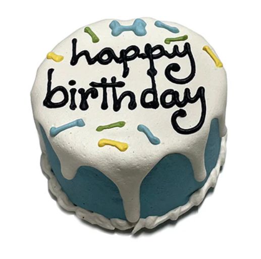 Bakery Blue Birthday Baby Cake
