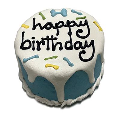 Bakery Blue Birthday Baby Cake