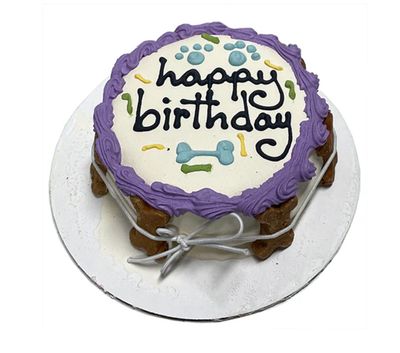 XL Purple Birthday Cake