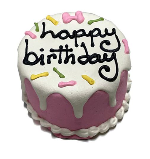 Pink Birthday Baby Cake